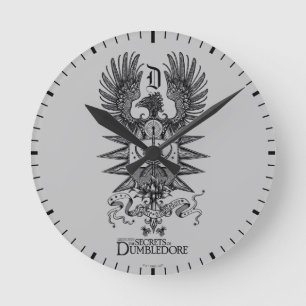 Dumbledore's Crest Ronde Klok