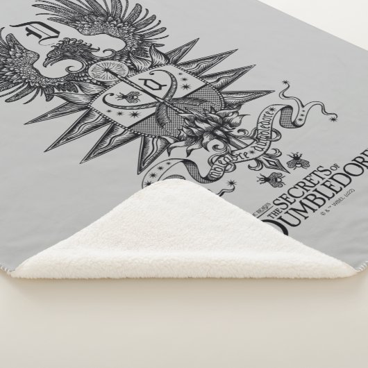 Dumbledore's Crest Sherpa Deken (3/4)