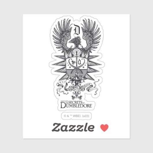 Dumbledore's Crest Sticker (Vel)