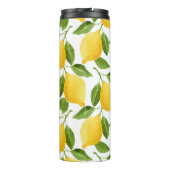 Dumbler van heldere citroenen thermosbeker (Achterkant)