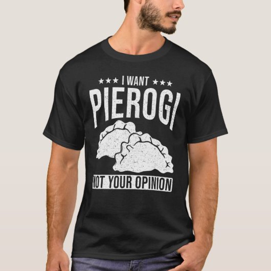Dumbling Food Designs Pierogi T-shirt (Voorkant)