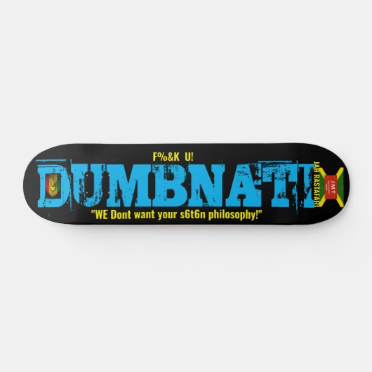 DUMBNATI Skateboard, 7¾" deck Persoonlijk Skateboard (Horizontaal)