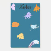 Dumbo-achtige octopussen post-it® notes (Voorkant)
