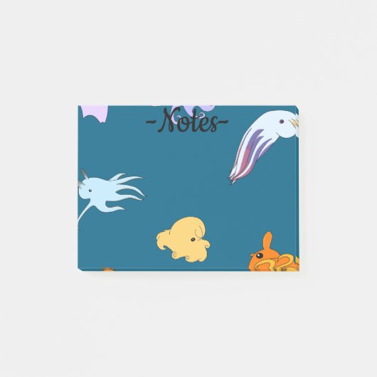Dumbo-achtige Octopussen Post-it® Notes (Voorkant)