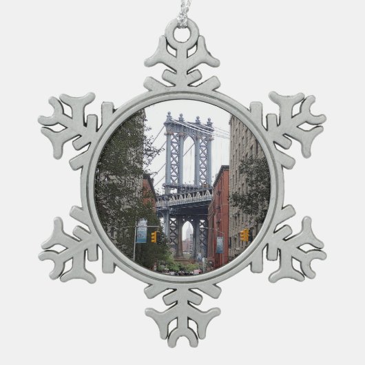 DUMBO, Brooklyn #2 Snowflake Ornament (Voorkant)