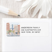 DUMBO Brooklyn Adreslabels Etiket (Insitu)
