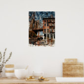 DUMBO Brooklyn New York — Iconische Brug Poster (Keuken)