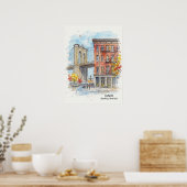 DUMBO Brooklyn New York — Iconische Brug Poster (Keuken)