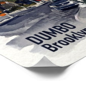 DUMBO Brooklyn New York — Iconische Brug Poster (Hoek)