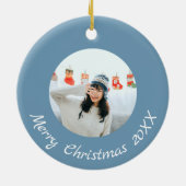 Dumbo Brooklyn New York Map  tweezijdig Keramisch Ornament (Achterkant)