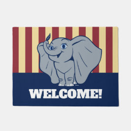 Dumbo | Cartoon Dumbo die de vetether ophoudt Deurmat
