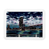 Dumbo, NYC-magneet Magneet (Horizontaal)