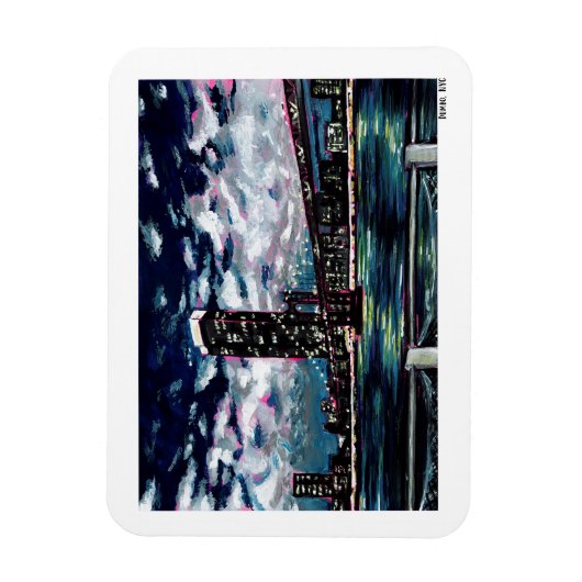 Dumbo, NYC-magneet Magneet (Verticaal)