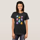 Dumbo Octopus Cute Octopus Cute Waterverf Octopus T-shirt (Voorkant volledig)