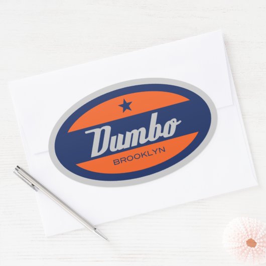 Dumbo Ovale Sticker (Envelop)
