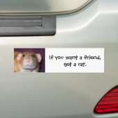 Dumbo Rat Bumpersticker (Op auto)
