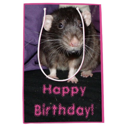 Dumbo rat Verjaardagscadeau tas Medium Cadeauzakje (Voorkant)