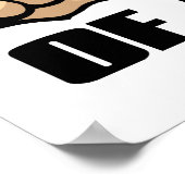 Dumbs van staal poster (Hoek)