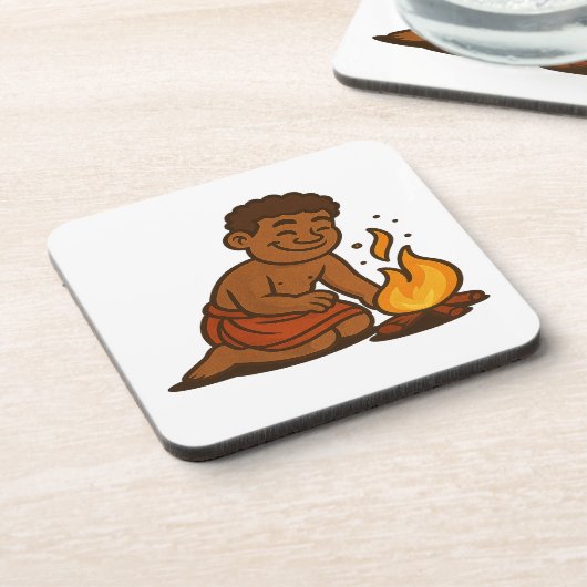 Dumi Fire Keeper Bier Onderzetter (Linkerzijde)