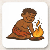 Dumi Fire Keeper Bier Onderzetter (Voorkant)