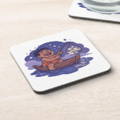 Dumi Fisher of stars Bier Onderzetter (Linkerzijde)