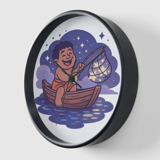 Dumi Fisher of Stars Clock (Hoek)