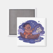 Dumi Fisher of stars Magneet (Voorkant / Achterkant)