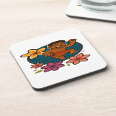 Dumi Happy Dancer Bier Onderzetter (Linkerzijde)