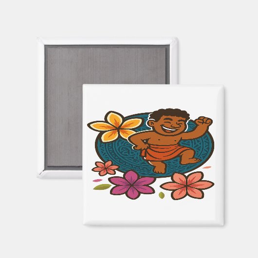 Dumi Happy Dancer Magneet (Voorkant / Achterkant)