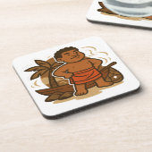 Dumi Island Guardian Bier Onderzetter (Linkerzijde)