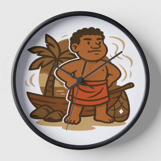 Dumi Island Guardian Clock (Voorkant)