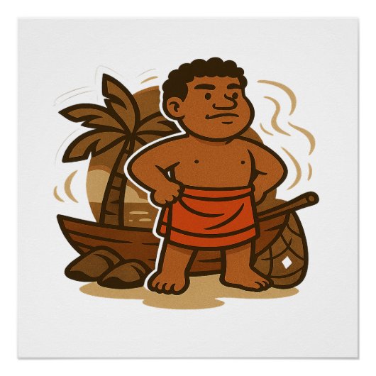 Dumi Island Guardian Perfect Poster (Voorkant)