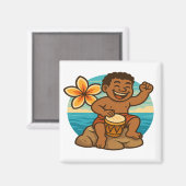 Dumi Ocean Drummer Magneet (Voorkant / Achterkant)