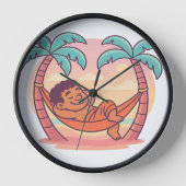 Dumi Palm Dreamer Clock (Voorkant)