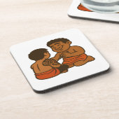 Dumi Tatau Artist Bier Onderzetter (Linkerzijde)