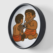 Dumi Tatau Artist Clock (Hoek)