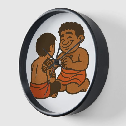 Dumi Tatau Artist Clock (Hoek)