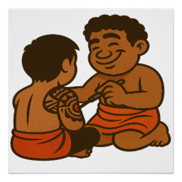 Dumi Tatau Artist Perfect Poster