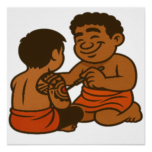 Dumi Tatau Artist Perfect Poster