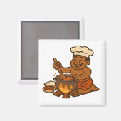 Dumi Village Chef Magneet (Voorkant / Achterkant)