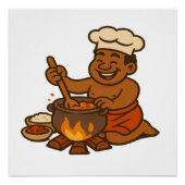 Dumi Village Chef Perfect Poster (Voorkant)