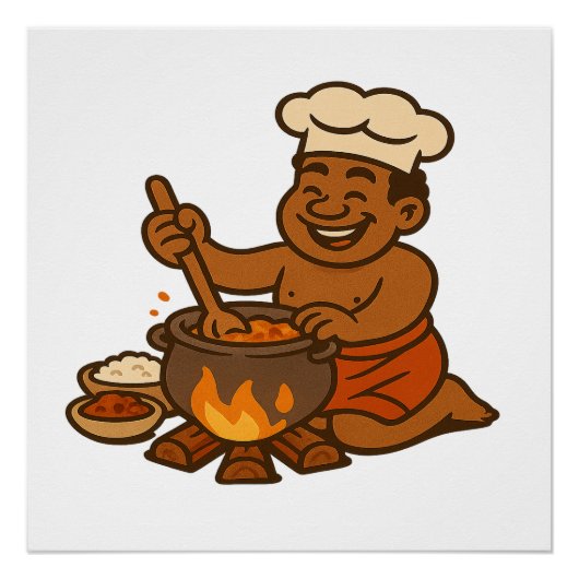 Dumi Village Chef Perfect Poster (Voorkant)