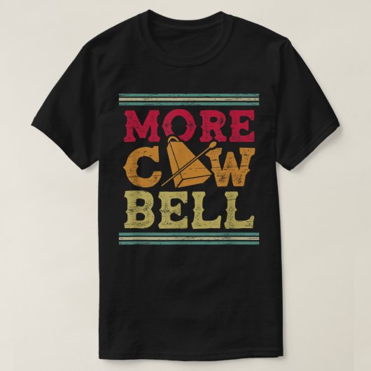 Dummer Meer Cowbell T-shirt (Design voorkant)