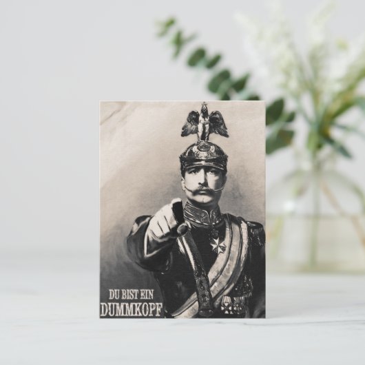 Dummkopf Briefkaart (Staand voorkant)