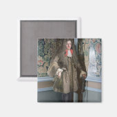 Dummy board, figuur van een man, c.1690 magneet (Voorkant / Achterkant)