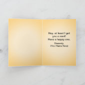 Dummy-Proof Verjaardagskaart voor Mannen Feestdagen Kaart (Binnen)