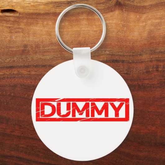 Dummy Stamp Sleutelhanger (Achterkant)