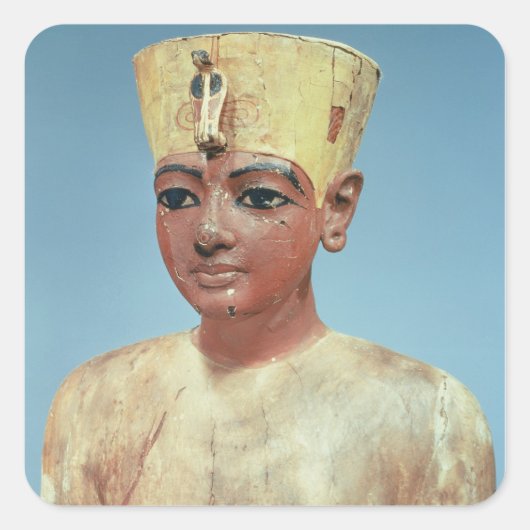 Dummy's jonge Tutankhamun dragen Vierkante Sticker (Voorkant)