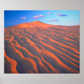 Dumont Dunes, Sand Dunes en Clouds Poster (Voorkant)