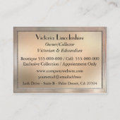 Dumot Luxueux  ultra-thick Visitekaartje (Achterkant)